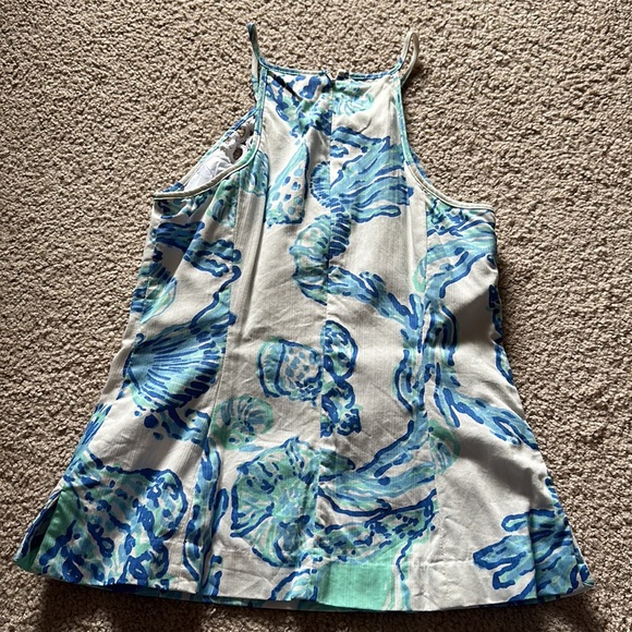 Gently Used Lilly Pulitzer Larina Resort Tank Size 4 in Barefoot Princess - Picture 7 of 8